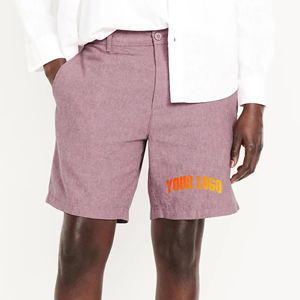 2025 nouveaux shorts pour hommes à la mode 100% coton court avec poches latérales respirant coupe ample hip hop Shorts pour hommes - Product Image 4