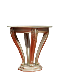 Ensemble de table basse moderne à 2 chaises en bois massif durable Louis Luxury Mid-Century pour meubles de salon à la maison - Product Image 3