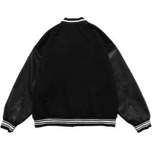 Blouson Bomber de Baseball Homme OEM Haute Qualité 2026 – Veste d'Hiver Streetwear avec Poches pour Homme - Product Image 4