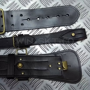 Cinturones de Uniforme de Cuero de Alta Calidad - Último Diseño, Color y Logotipo Personalizados, Disponibles al por Mayor - Product Image 6
