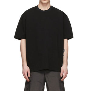 T-shirt court à épaules tombantes Design personnalisé 100% Coton Confortable Col O Hommes Séchage rapide T-Shirt Homme Respirant Tricoté - Product Image 5