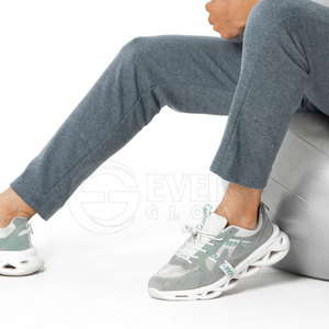 EVER GLOW Custom Training Wear Men's Waterproof Breathable 100% Cotton Casual Sports Running Jogging <b>Trousers</b> <b>Drawstring</b> Closure - Product Image 4