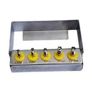 Medicab Instrumentos quirúrgicos Kit de punzón de tejido de implante dental de 5 piezas Fuente de alimentación manual Incluye soporte de fresa Herramientas dentales - Product Image 6