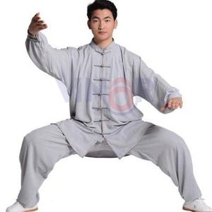 Arts martiaux de haute qualité portent différentes couleurs unisexe 100% Polyester décontracté confortable surdimensionné uniforme de Kung Fu vente en gros - Product Image 2