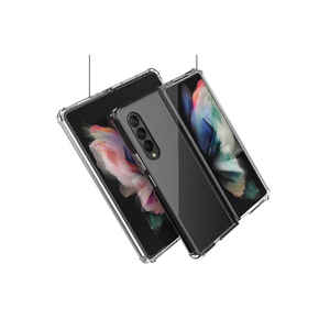 Coque antichoc en silicone transparente pour Samsung Galaxy Z Fold 4 avec protection de l'appareil photo et fonction givrée - Product Image 4