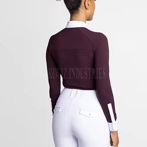 Alta calidad 2024 último diseño camisa de equitación de gran tamaño personalizado impreso camisa de equitación para la venta - Product Image 4
