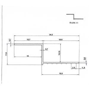 Profilo in alluminio Z - Product Image 4