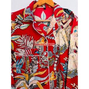 ชุดนอนสตรีผ้าฝ้ายเนื้อนุ่มพิมพ์ลายลิง - Product Image 6