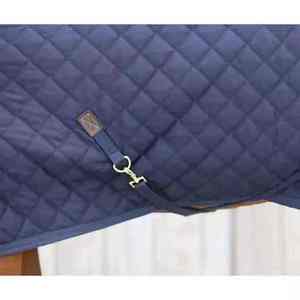 Manta para Caballo, Tejido Oxford 600D, Verde, con Forro Polar, Cuello Estándar, Solapa Media para Cola, 2 Correas para Patas, Uso en Exteriores en Invierno - Product Image 2