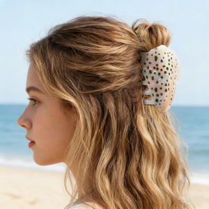 Pince à cheveux personnalisée Wow Sheila en forme de cône hébreu, style Hawaï, en acétate, pour usage quotidien, sur mesure - Product Image 3