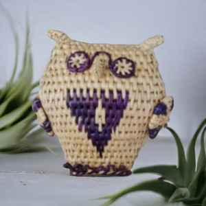 Tirelire en forme de hibou Sikki, fait à la main, en forme de hibou, cadeau d'anniversaire créatif pour enfants, fait à la main - Product Image 2