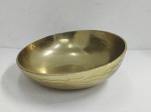 Bol élégant pour fruits, collations, bonbons, plat de service, centre de table, accessoires de décoration, article en aluminium - Product Image 4