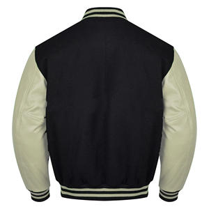 แจ็กเก็ตทีมโรงเรียนสำหรับผู้ชายและผู้หญิงแจ็กเก็ตเบสบอลวิทยาลัยดีไซน์ตามสั่ง - Product Image 2