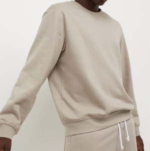 Sweat-shirt en molleton tricoté 100% coton avec logo personnalisé brodé pour hommes - Écologique, respirant, décontracté et sportif - Product Image 2