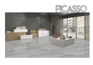 Carrelages de salon pour villa de luxe moderne 600x1200mm Carrelages de sol en porcelaine brillante Sol en céramique et marbre pour espaces contemporains - Product Image 5