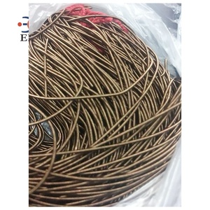 Vente en gros de qualité supérieure Gimp Jaseron cuivre Zardosi broderie française fil rigide de couleur pour broderie à la main badges de mode - Product Image 1