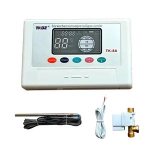 TK-8A pengontrol tenaga surya cerdas Sensor Level & suhu katup elektromagnetik untuk pemanas air tenaga surya tanpa tekanan