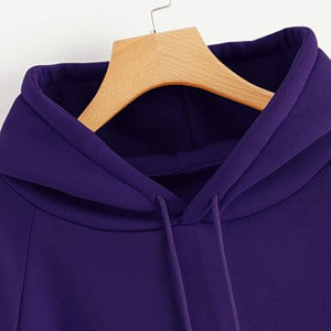 Sudaderas con capucha de lana de algodón Sudaderas con capucha de mujer Sudaderas con capucha de logotipo personalizado Mujeres Sudaderas de mujer de gran tamaño de etiqueta privada - Product Image 4
