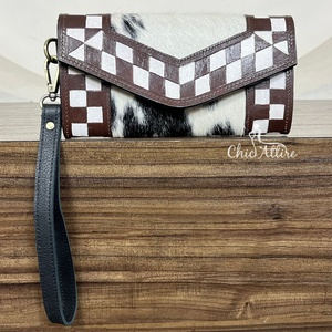 กระเป๋าคลัทช์หนังวัวสุดพรีเมี่ยมสำหรับผู้หญิงกระเป๋าคลัทช์หนังทำมือความจุสูง2025 - Product Image 1