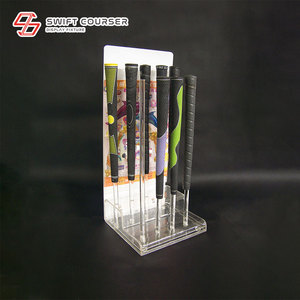 Expositor de Acrílico Ligero Personalizable de 2 Niveles para Empuñaduras de Golf, Soporte para Tiendas Deportivas, Venta al por Mayor - Product Image 5