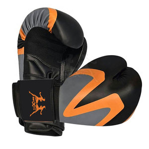Couches de mousse souple pour une pratique plus sûre Gants de boxe en cuir originaux haut confort avec fermeture à sangle réglable - Product Image 3