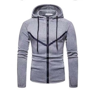 Sweat à capuche d'hiver personnalisé pour homme, coupe classique, poids lourd, respirant, grande taille, sweat-shirt personnalisé, pull à fermeture éclair, couleur unie - Product Image 2
