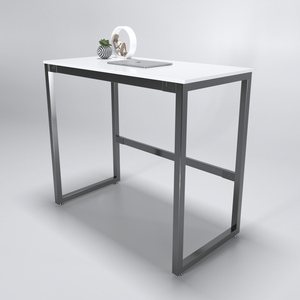 Escritorio Minimalista StaDesk de 120x60cm, Requiere Ensamblaje, Patas de Acero, Mueble de Oficina para Dormitorio-STD68015, Mesa para Computadora - Product Image 5