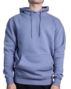 Sudadera con capucha violeta OEM personalizada para hombre, forro polar suave, tela de algodón y poliéster, bolsillo de canguro, proveedor de Flexora, OEM, ODM personalizado - Product Image 1