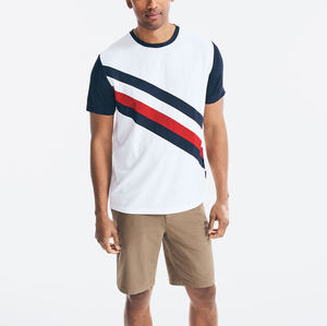 Logotipo personalizado Nueva llegada Venta caliente de alta calidad 210 Gsm Camisetas Impresión personalizada 100 algodón Hombres Camiseta en blanco - Product Image 1