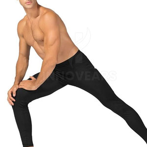 Pantalones de chándal de compresión de estilo deportivo táctico para hombre más vendidos logotipo personalizado tela de lona de cintura elástica informal en línea al por mayor - Product Image 4