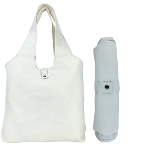 Sac fourre-tout en coton beige moyen pour tous les jours, fermeture à pression, fermeture éclair, impression personnalisable, publicité biologique, utilisation quotidienne, sacs de voyage - Product Image 1