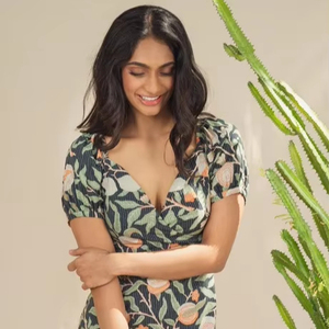 Main indienne bloc coton longue robe personnalisée mariée mariage lune de miel robe cadeau été porter imprimé floral robe cadeau pour elle - Product Image 1