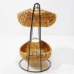 Estante organizador de almacenamiento hecho a mano Artex Dong Thap Factory de algas marinas naturales y jacinto de agua para estanterías y uso de exhibición - Product Image 4