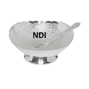 Bol de service à salade arrondi d'acier inoxydable d'utilisation de restauration d'hôtel à la maison - Product Image 1