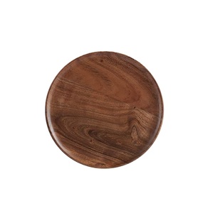 High Trending Classic Design Modern Style Wooden Serving <b>Tray</b> & Charging Plate Elegant Wooden <b>Dinner</b> Plate - Product Image 6