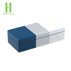 Meilleur choix boîte à bijoux en laque personnalisée laque à haute brillance cadeau de luxe boîte d'emballage de bijoux en bois OEM fabriqué au Vietnam - Product Image 5