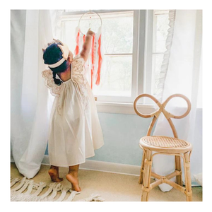 Prix bon marché chaises d'enfant en rotin chaise de salle à manger en bambou chaise de jardin en bois pour bébé salle à manger mariage fabriqué au Vietnam - Product Image 4