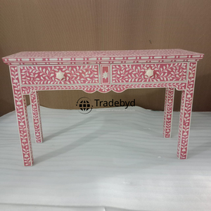 Table console inspirée de la plage avec des meubles d'appoint élégants à l'aspect côtier pour une décoration sur le thème de l'océan par Tradebyd - Product Image 2