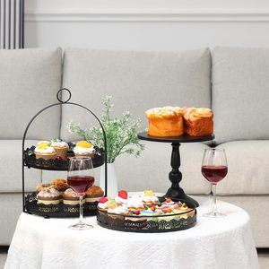 Luxury Metal <b>Cake</b> <b>Stand</b> Eco-Friendly for Weddings and Festive Events Premium Dessert Presentation - Product Image 2