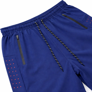 Lot de 3 shorts de sport pour homme à taille mi-haute, séchage rapide, avec poches zippées - Product Image 5