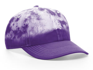 Vente en gros 6-Panel Tie-Dye Sportsman Casquette de baseball Logo personnalisé imprimé en différentes couleurs avec doublure polaire - Product Image 4