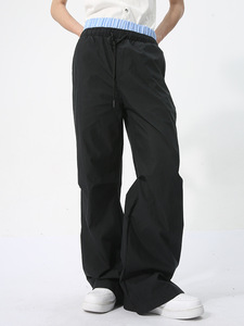 สเวตเตอร์วินเทจของผู้ชายกางเกงผ้าสเวตเตอร์แบบถักเอวสองชั้นสำหรับฤดูใบไม้ผลิ2025ออกแบบได้ตามต้องการ - Product Image 4