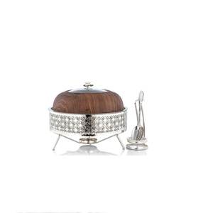 Metal Chafing Dish <b>Food</b> <b>Warmer</b> Stainless Steel Metal Chafing Dish With Customized Size Dinnerware Heavy <b>Food</b> <b>Container</b> - Product Image 5