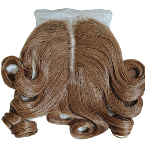 Paquete de Cabello Humano Rizado <span class=keywords><strong>Corto</strong></span> No Remy de <span class=keywords><strong>Precio</strong></span> Mayorista de Proveedor de Fábrica, <span class=keywords><strong>Extensiones</strong></span> de Cabello Real con Cierre para Mujer - Product Image 4