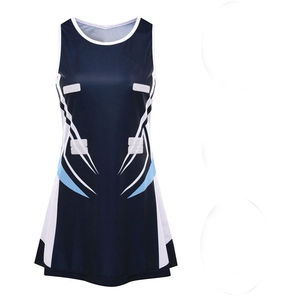 เครื่องแบบเน็ตบอลของผู้หญิงผ้าโพลีเอสเตอร์ระบายอากาศได้ดีแบบ100% - Product Image 6