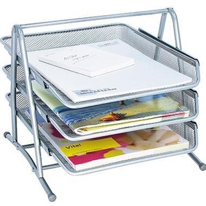 Metal <b>File</b> <b>Tray</b> DIN C4 Silver-WEDO Office Letter <b>Tray</b> - Product Image 1