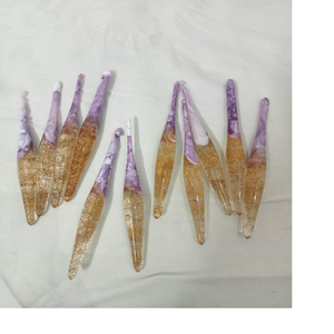 Custom Made Resin Crochet Hooks in Multi Colors Ideal for Resale by <b>Yarn</b> and Fiber Stores - Product Image 1