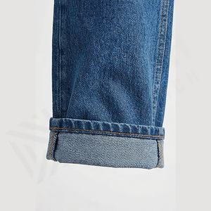 กางเกงยีนส์ทรงตรงผู้ชายแบบลำลอง ไซส์ใหญ่ ผ้ายีนส์ยืด ผลิตคุณภาพสูง สีตามสั่ง สตรีทแวร์ระดับพรีเมียม - Product Image 6