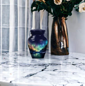 Wholesale Price Customized Trending High Quality Metal Cremation Keepsake Urns With Velvet <b>Box</b> Mini keepsake <b>For</b> <b>Ashes</b> - Product Image 3