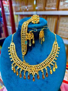 DDP, conjunto de joyería de moda étnica más vendido en todo el mundo, forma personalizada para bodas, fiestas, rodio clásico, la mejor compra de Francia lista - Product Image 2